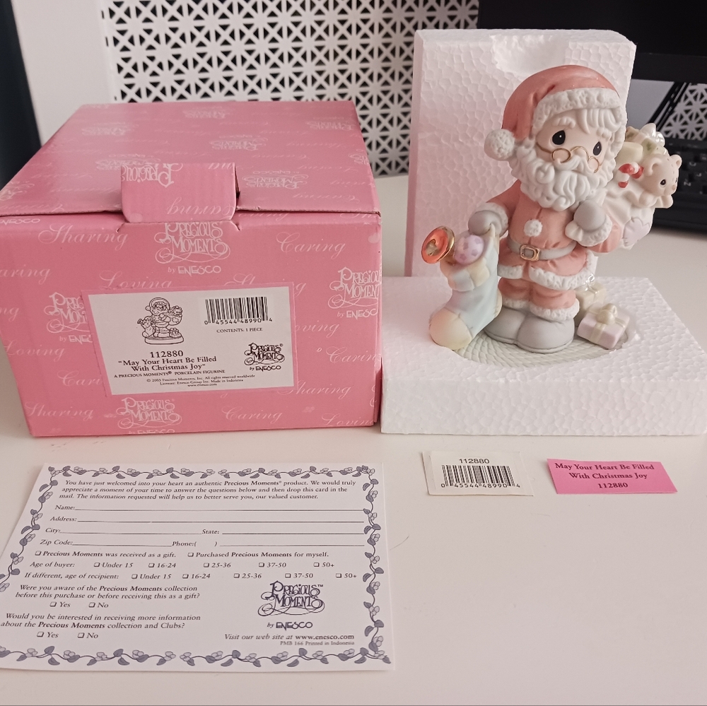 Precious Moments #112880 "May Your Heart Be Filled With Christmas Joy"
